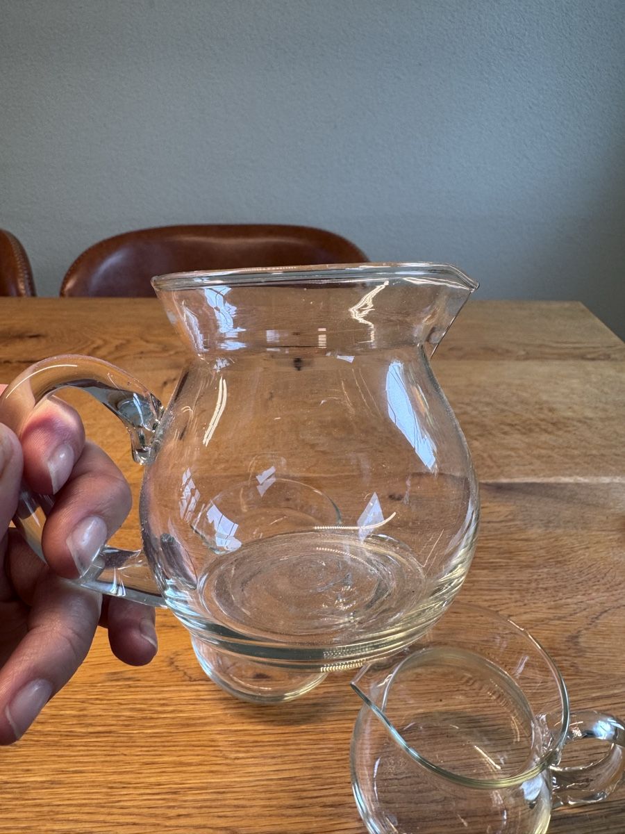 Caraffe: 3x Milchkännchen aus Glas – Usato da Niederbüren venduto da Oetschli 1
