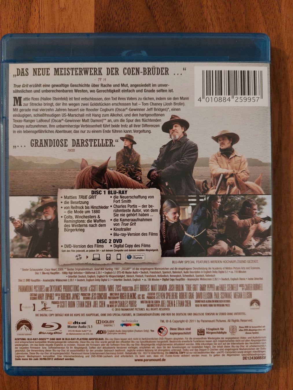 Tutti i DVDs: Blu Ray & DVD - True Grit – Usato da Rheinfelden venduto da FilmAuktion 1