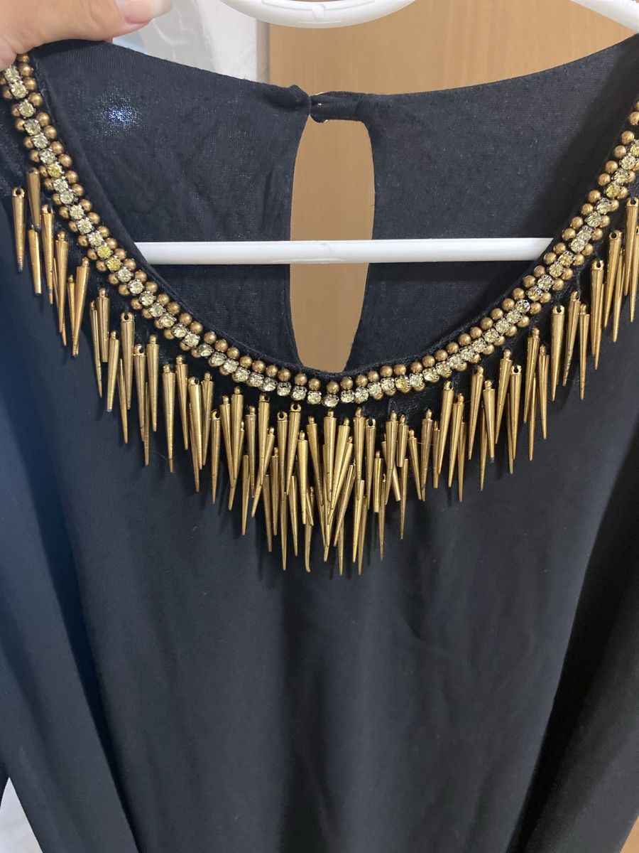 Blusen: Bluse schwarz mit Schmucksteinen Grösse M – Neu und originalverpackt aus Steckborn von Amandabraun96 2