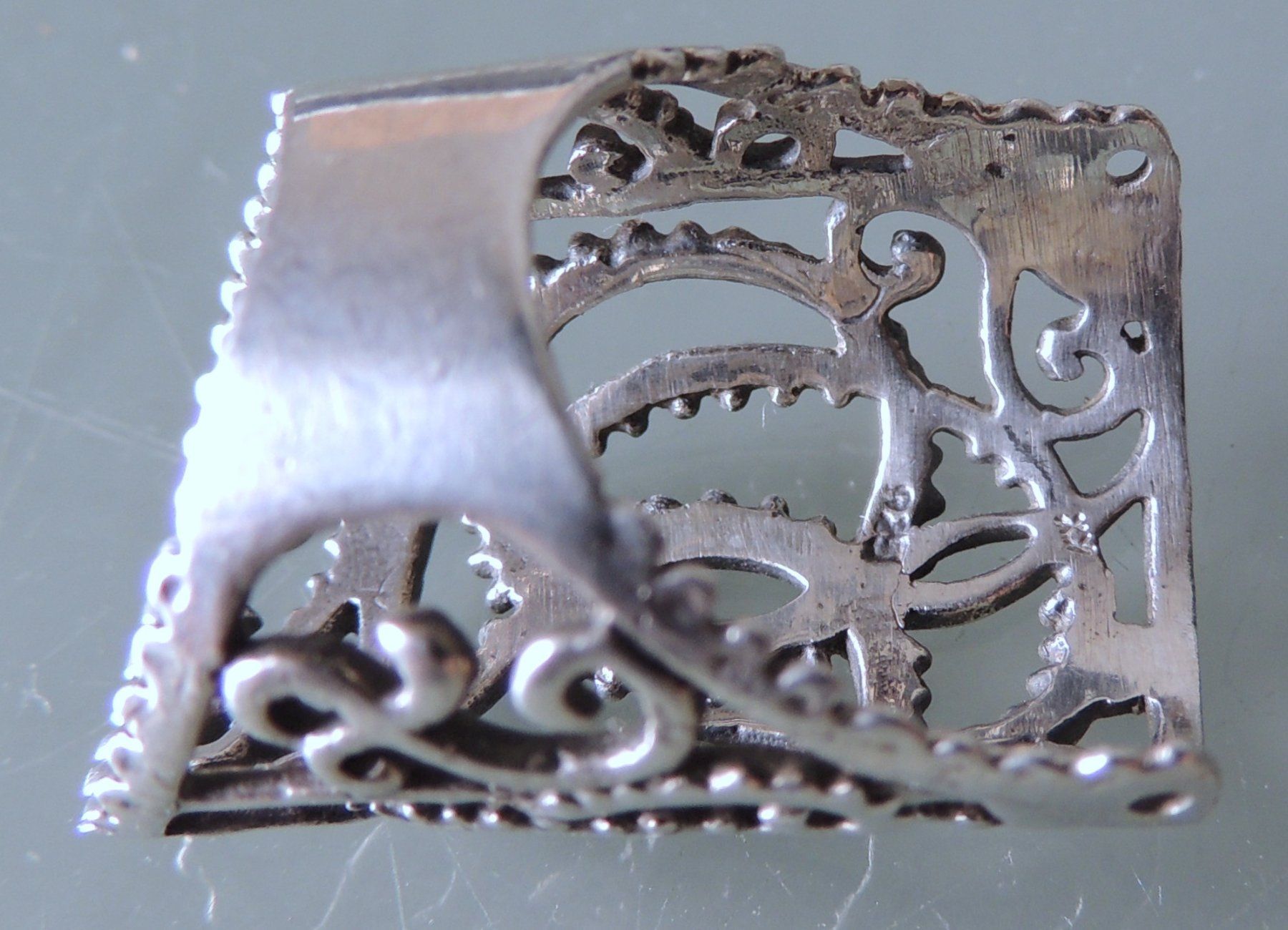 Anelli: Silber 925 Fingerring Gr. 53 – Usato da Waldenburg venduto da schaller707 4