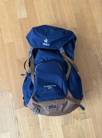 Deuter Wanderrucksack Zugspitze 24 blau braun gebraucht