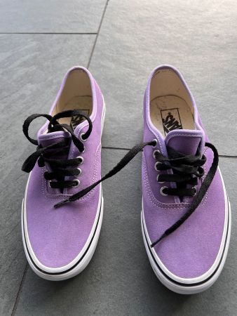 Lila Vans Authentic Platform 2.0 Sneaker Gr. 39
