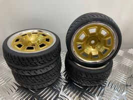 Kompletträder RC Modell 1:10 «Racing Loch-Design» 26mm NEU!