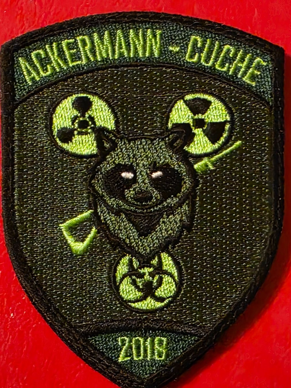 Schweizer Armee Placchette & Badge: ABC NBC ABZEICHEN Spez Badge Klett – Nuovo (secondo la descrizione) da Nyon venduto da freetoys08