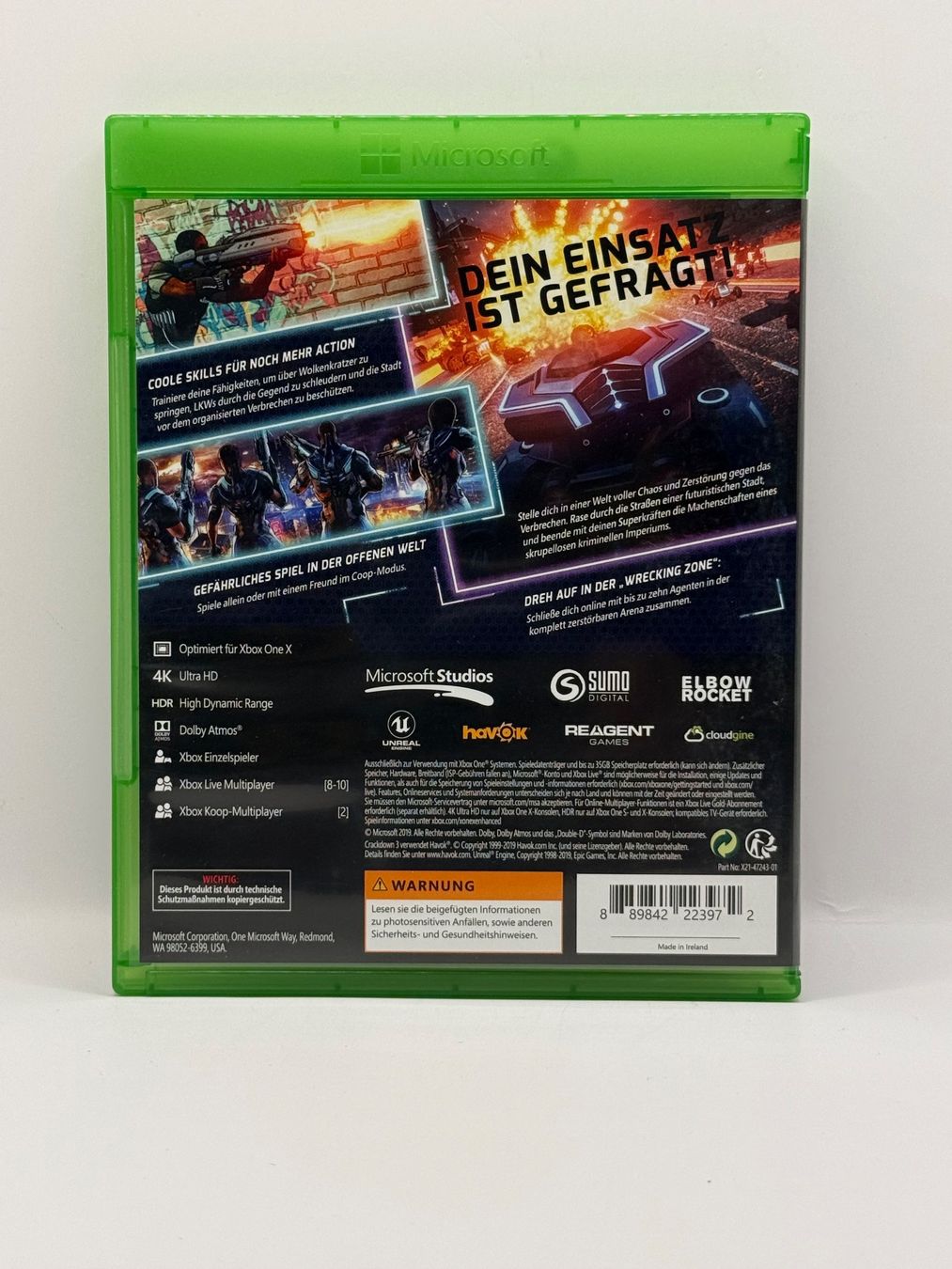 Microsoft Giochi: Crackdown 3 - XBOX  ONE – Usato da Dietikon venduto da gab_qz7y 1