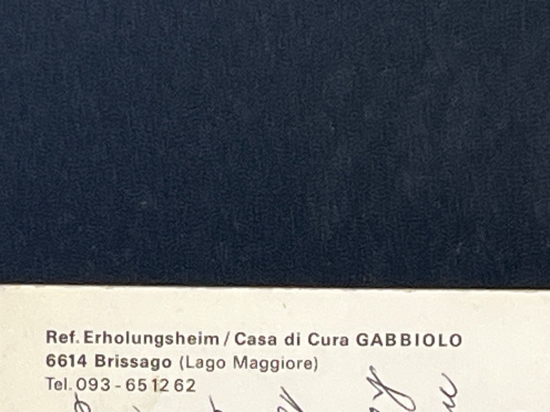 Cartoline postali: Ansichtsk.: Ref. Erholungsheim/Casa d Cura Gabbiolo Brissago – Usato da Widnau venduto da Brusi9 2