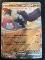 Great Tusk ex 123/198 Double Rare – Scarlet & Violet SVI –EN