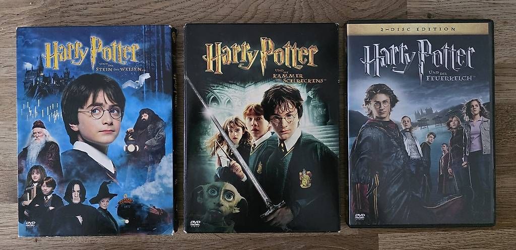 Tous les DVDs: 3 Harry Potter DVD's – D'occasion à Rutschwil par cla_9fgl
