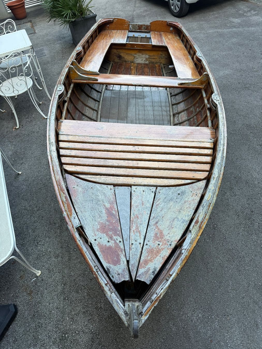 Bateaux: Barca in legno – D'occasion à Quartino par 5franc 2