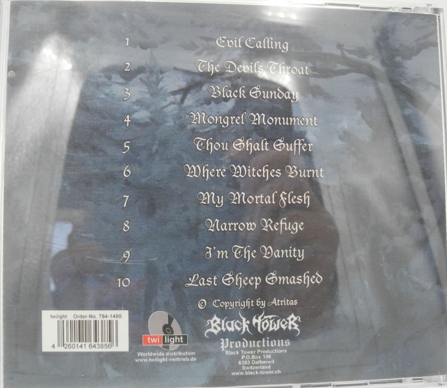 CD: CD Atritas "Where Witches Burnt, Nr. 868 – Nuovo (secondo la descrizione) da Kottwil venduto da Crazyrolf 1