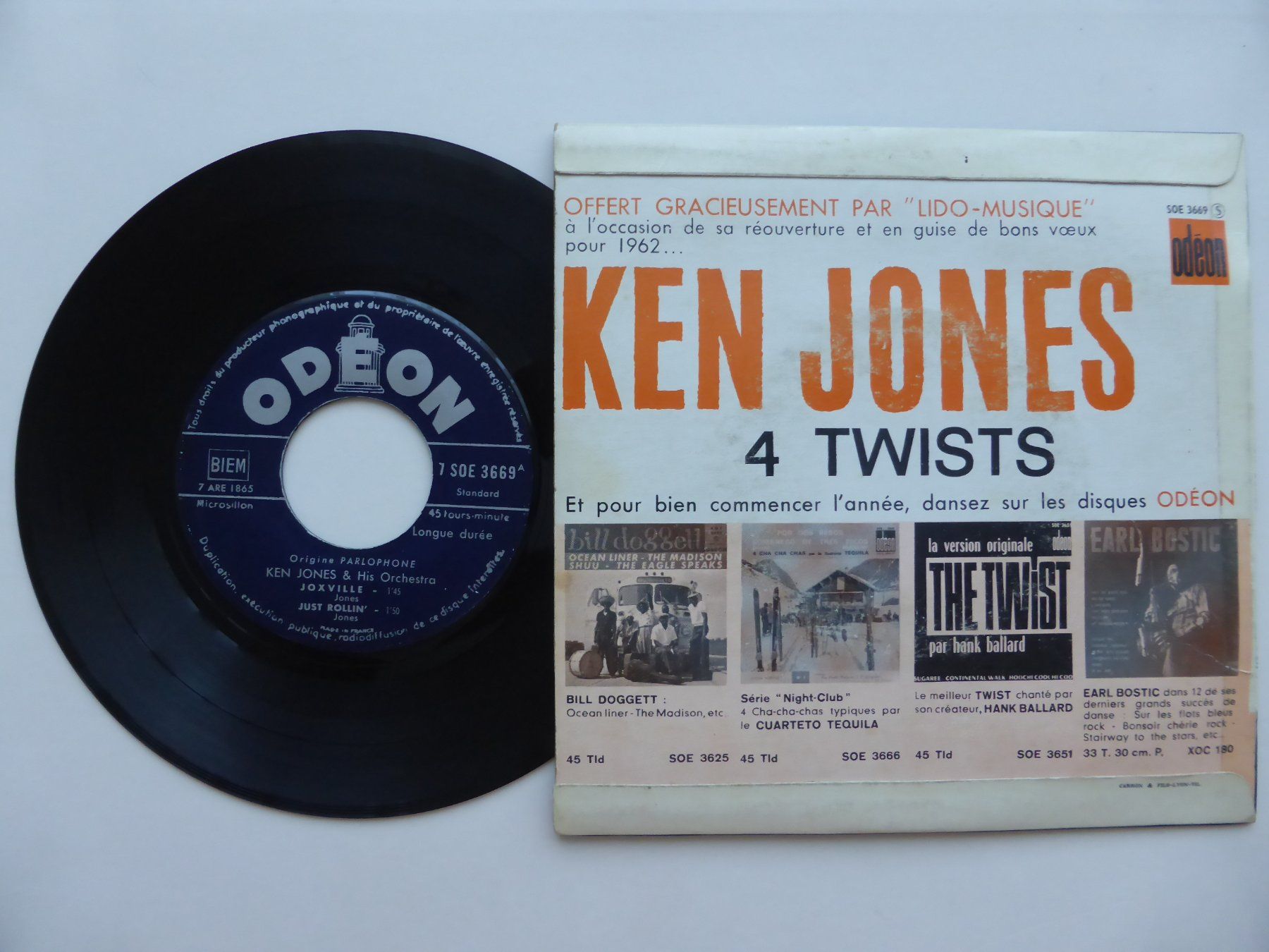 Schallplatten: VINYL SINGLE  EP  KEN JONES – Gebraucht aus Küssnacht am Rigi von Mondkinder 1
