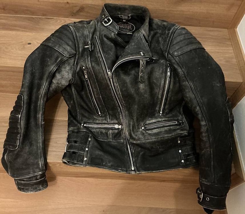 Motorrad Lederjacke Motorradjacke Mit Protektoren Gebraucht Herren