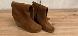 Stiefel aus Wildleder, Gr 38