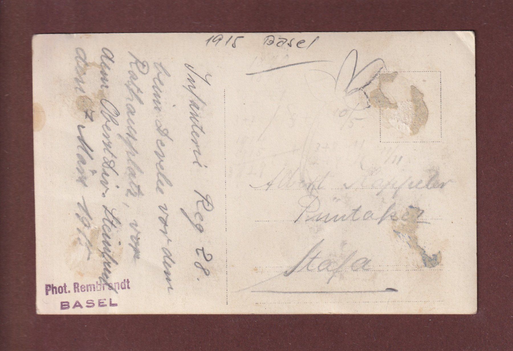 Cartoline postali: BASEL - Marktplatz - Foto // Falte // – Usato da Pully venduto da nicecards 1