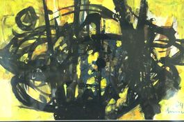 CARL WALTER LINER (Swiss, 1914-1997) Solfege, Tempera, 1964