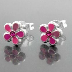 Orecchini pendenti & Orecchini a lobo: Blume r Kinderohrstecker 925 echt Silber – Nuovo e nell'imballaggio originale da Wetzikon ZH venduto da shoo-shoos