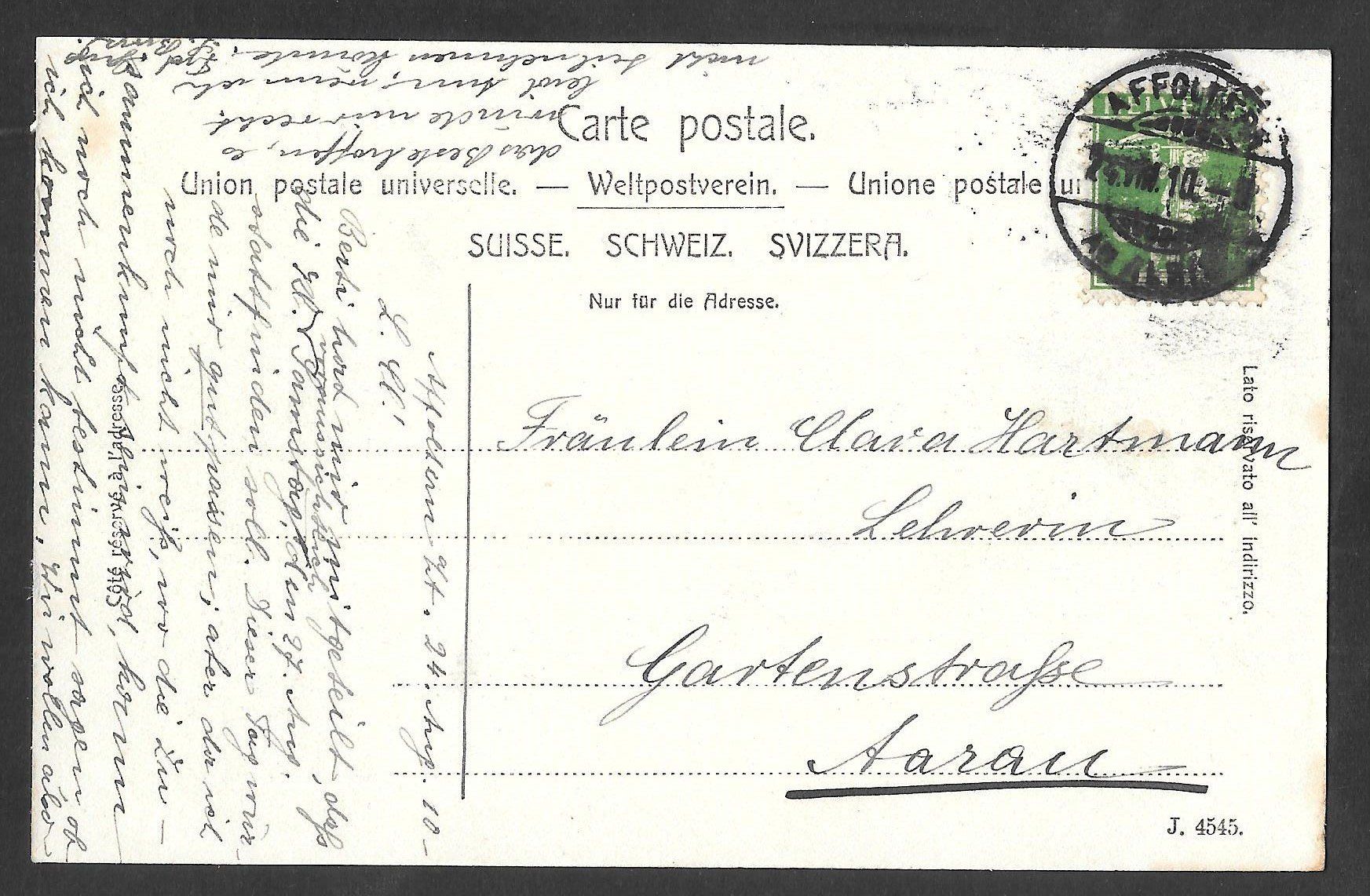 Cartoline postali: Affoltern am Albis Teilpartie – Usato da Olten venduto da clotaldi 1
