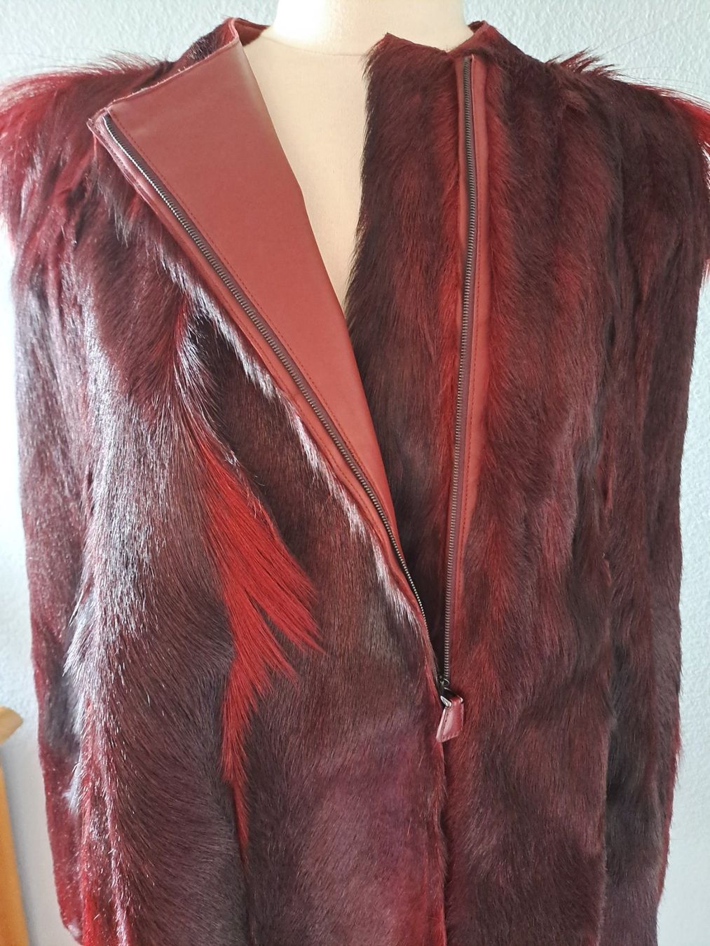 Akris Sonstige Damenmode: Akris Cape Leder/Fell Gr. 36 Runway Piece – Neu (gemäss Beschreibung) aus Romanshorn von awaken 4