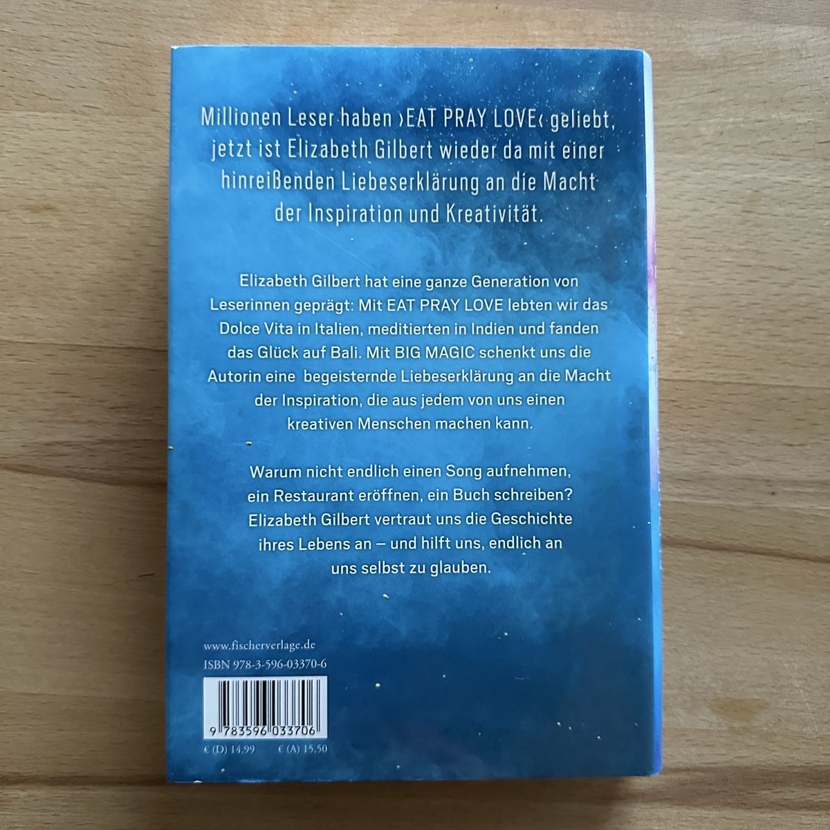 Libri: Big Magic - Elizabeth Gilbert – Nuovo (secondo la descrizione) da Sax venduto da kaulquappe01 1