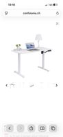 Elektrischer Schreibtisch ATLAS 60x120x74cm weiss