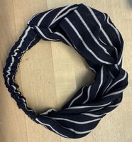 Schwarzes Haarband mit Streifen - Sommer Accessoire!