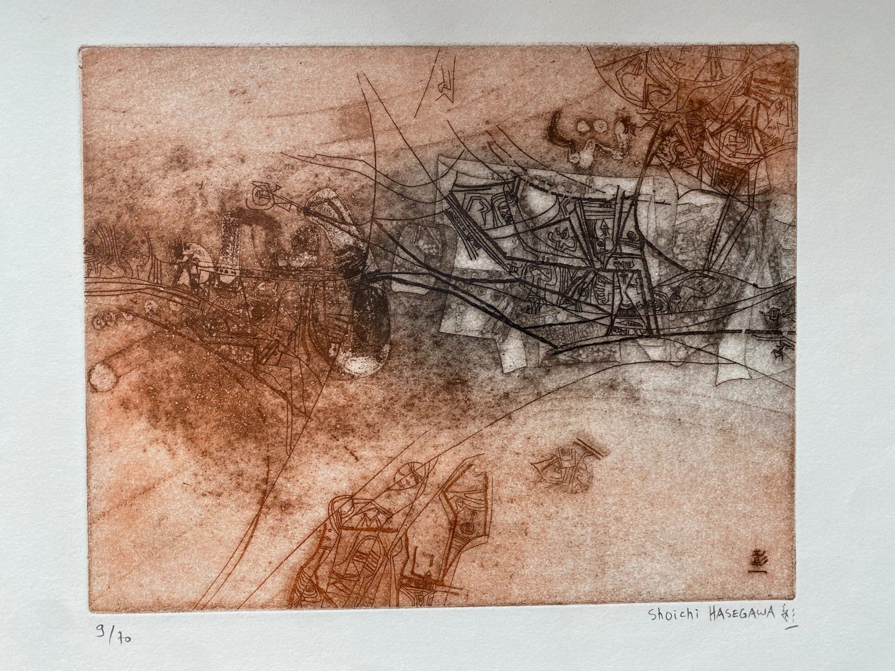 Grafiken & Lithographien: Original Farbradierung Shōichi Hasegawa – Gebraucht aus Zürich von jesulin05