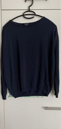 Langarmshirt 2x, blau und weiss, M