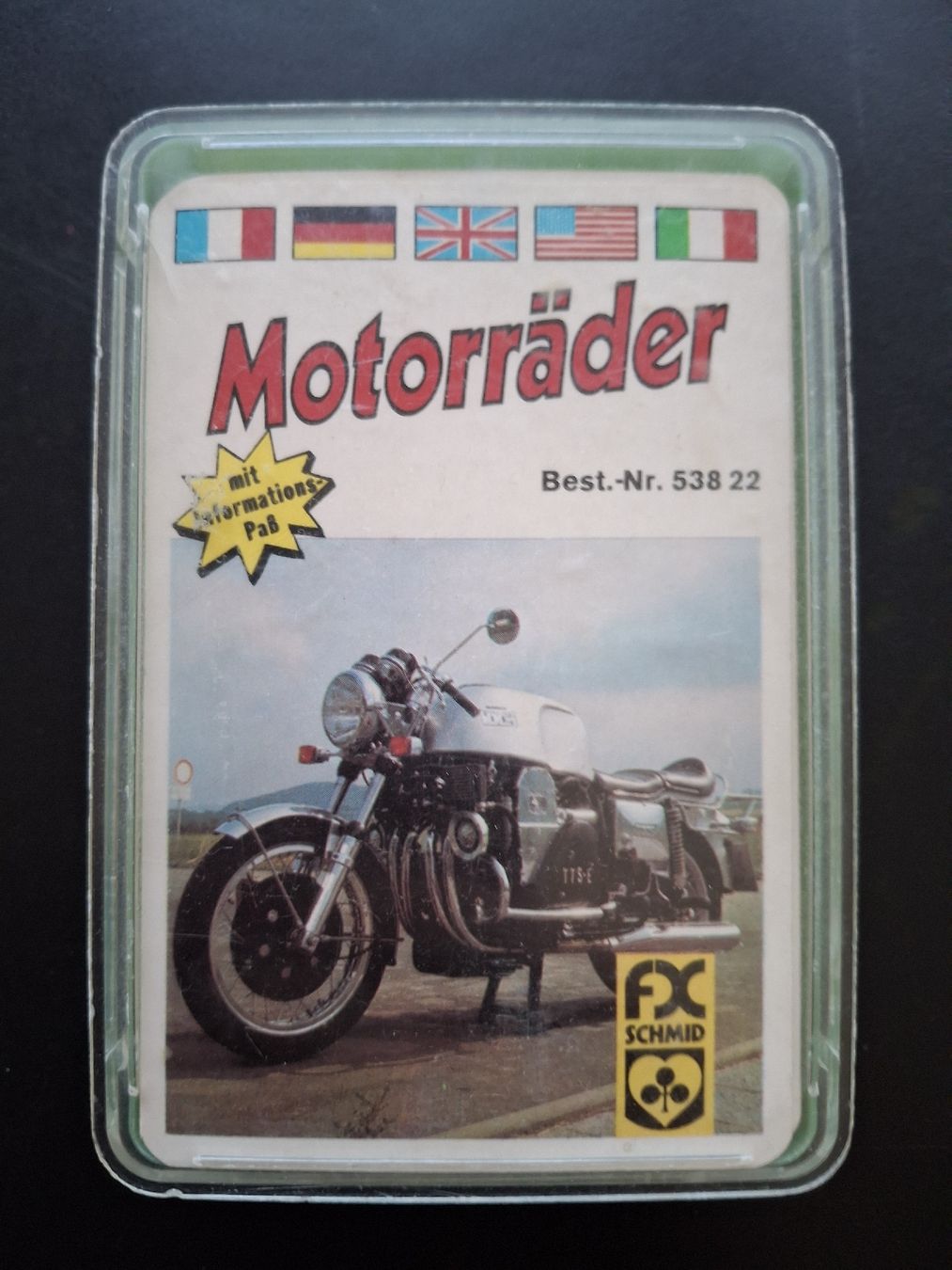 Giochi: Motorrad Quartett FX Schmid, komplett – Usato da Thierachern venduto da Wemala