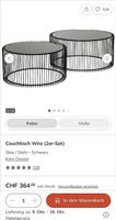 Couchtische Set Designer Schwarz (kein IKEA)