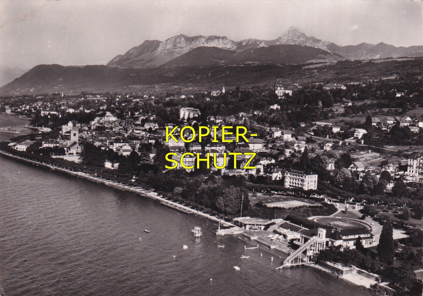 Cartoline postali: Évian-les-Bains - La Plage /mp – Usato da Hombrechtikon venduto da Rudolf07