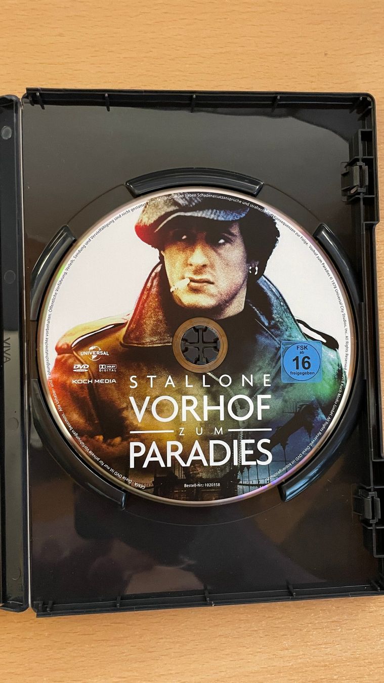 Tutti i DVDs: DVD Stallone Vorhof zum Paradies – Usato da Glattfelden venduto da cybermaxx 2