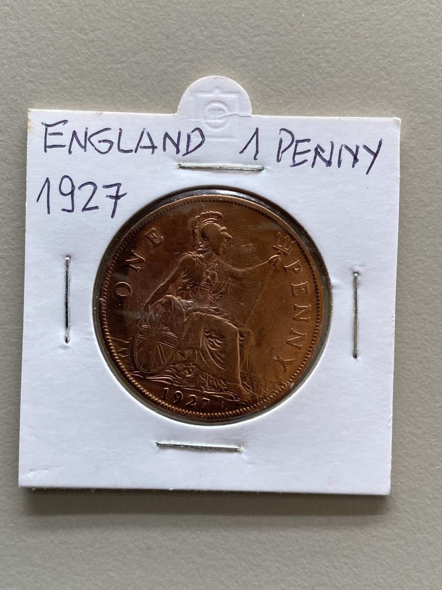 Alle Münzen: GB - 1 penny - 1927 – Gebraucht aus Payerne von Mike1682