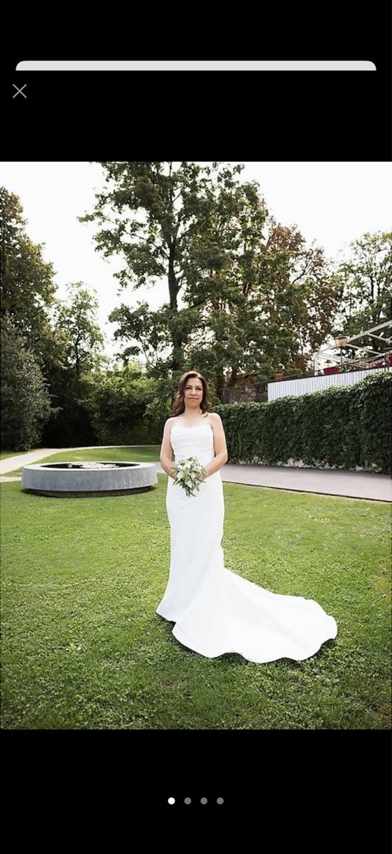 Vestiti: Brautkleid Grösse 38 elegant & figurbetont – Usato da Ettingen venduto da bey_fq62