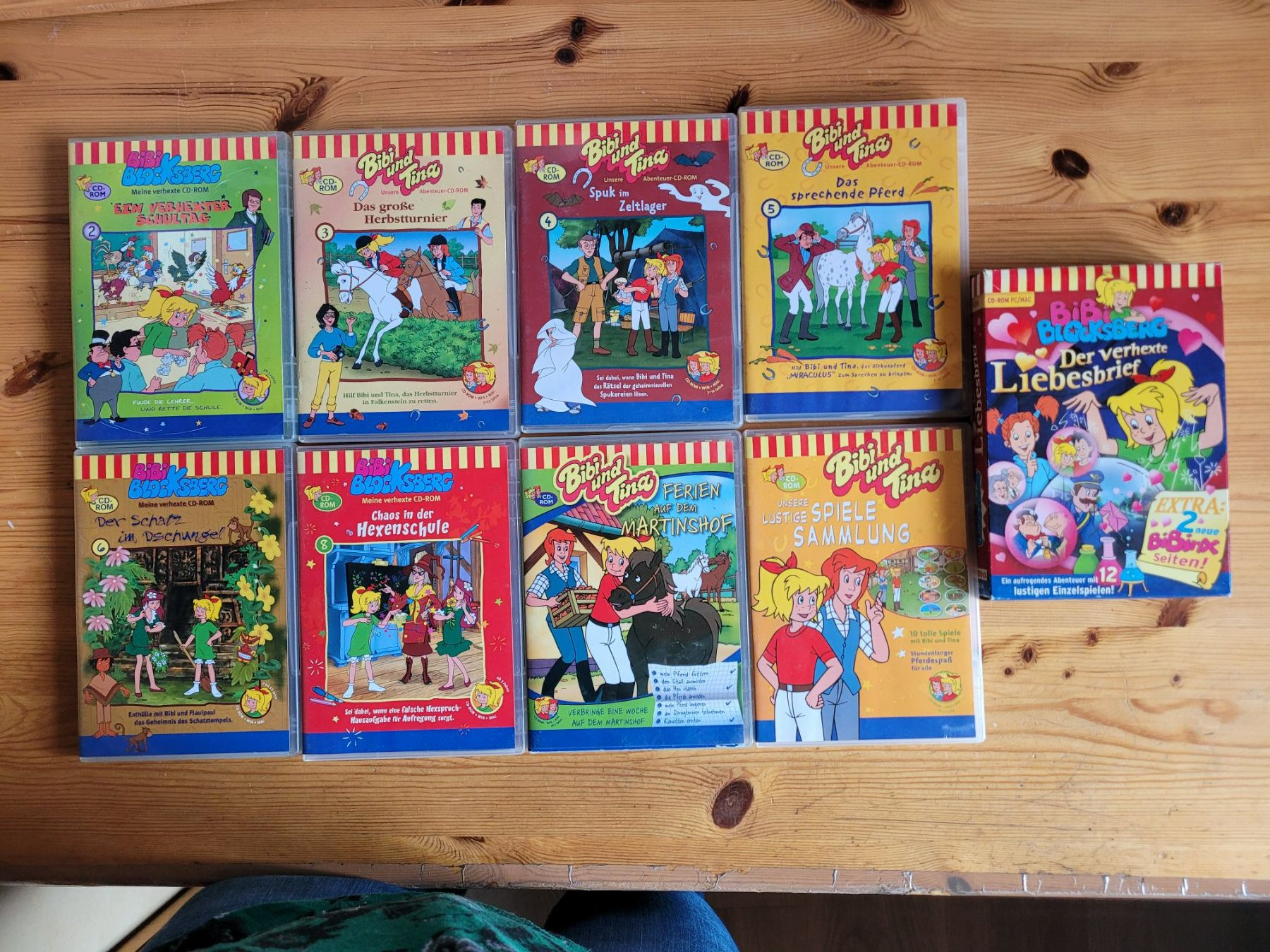 Giochi: Bibi Blocksberg & Tina CD-ROM Sammlung, 9 Stück Top! – Usato da Bözberg venduto da Garten02