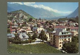 AK color Sierre VS Quartier de Villas exp: Thel ≈ 1968 