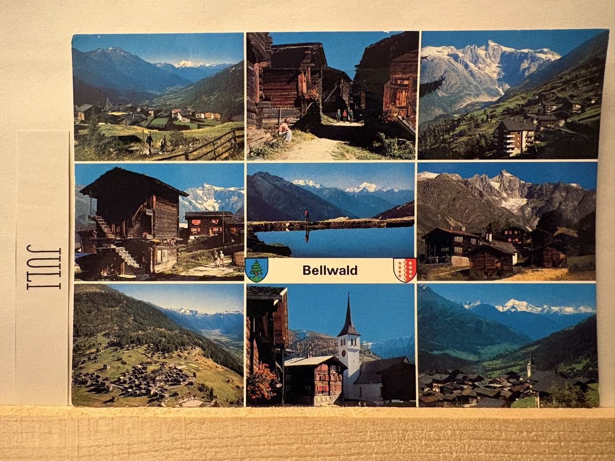 Ansichtskarten: AK von Bellwald – Gebraucht aus Rümlang von Kartenpost1