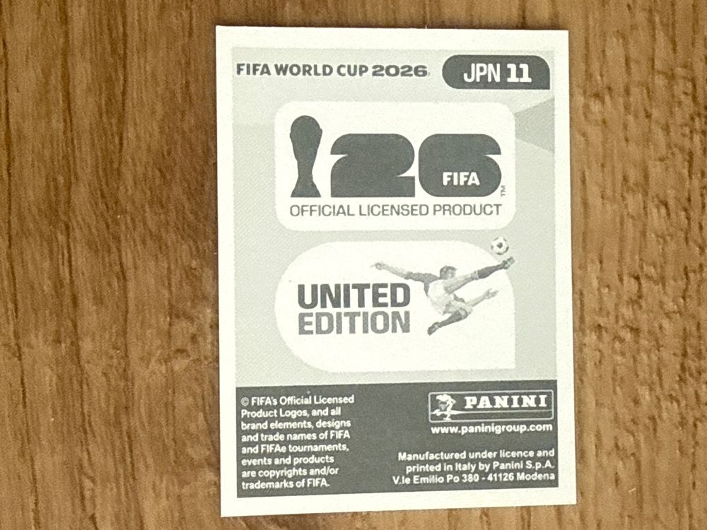 Panini FIFA World Cup 2026 Sticker Daichi Kamada JPN 11 (Gebraucht) in ...