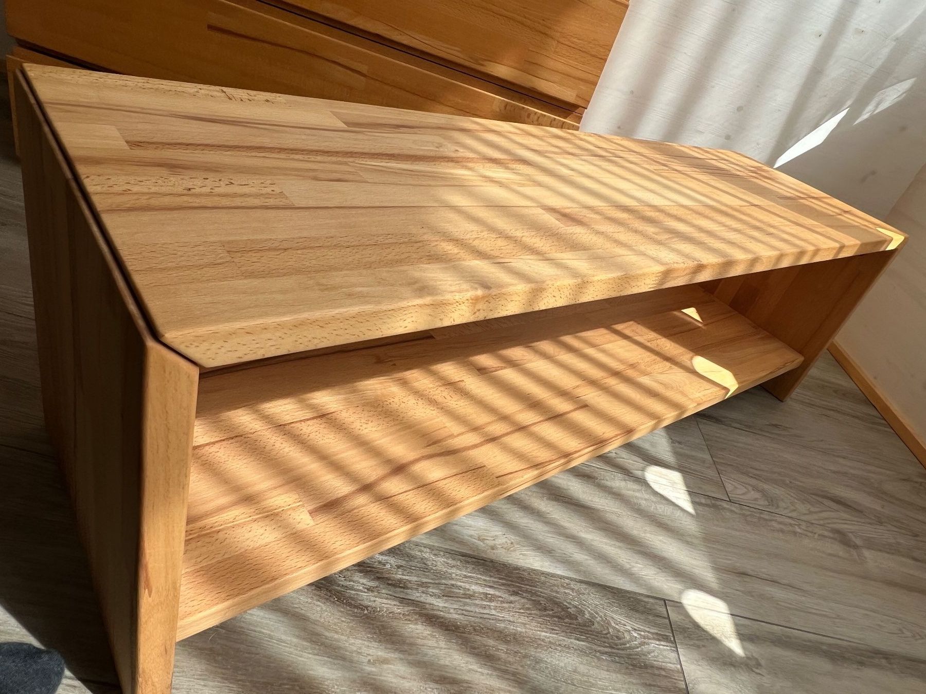 Panchine: Holzbank mit Ablage guter Zustand – Usato da Merzligen venduto da Paxi01 4