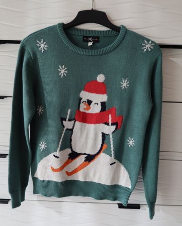 Weihnachts-Damenpullover Grösse L mit 50% Baumwolle - NEU
