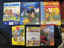 PC Spiele Sammlung Kinderspiele -  5 Titel guter Zustand