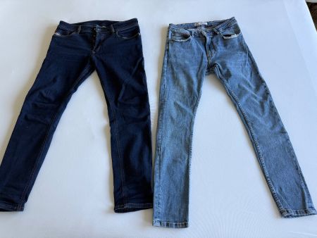 Set Diesel Jeans Zara Grösse 31 Blue Light Dark