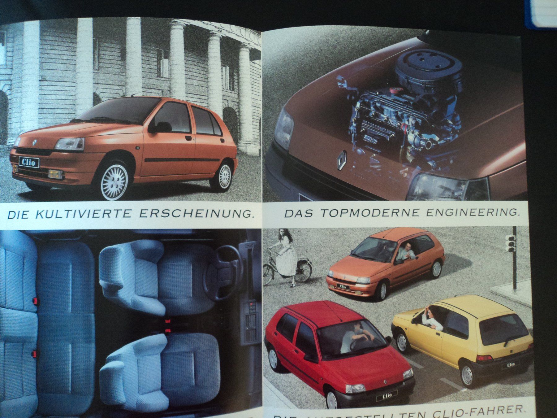 Renault Documenti: Prospekt Renault Clio 1991 – Usato da Schwarzenburg venduto da modelCARama 4