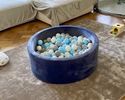 Meowbaby foam climbing blocks and ball pit