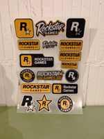Stickerbogen Rockstar Games Aufkleber