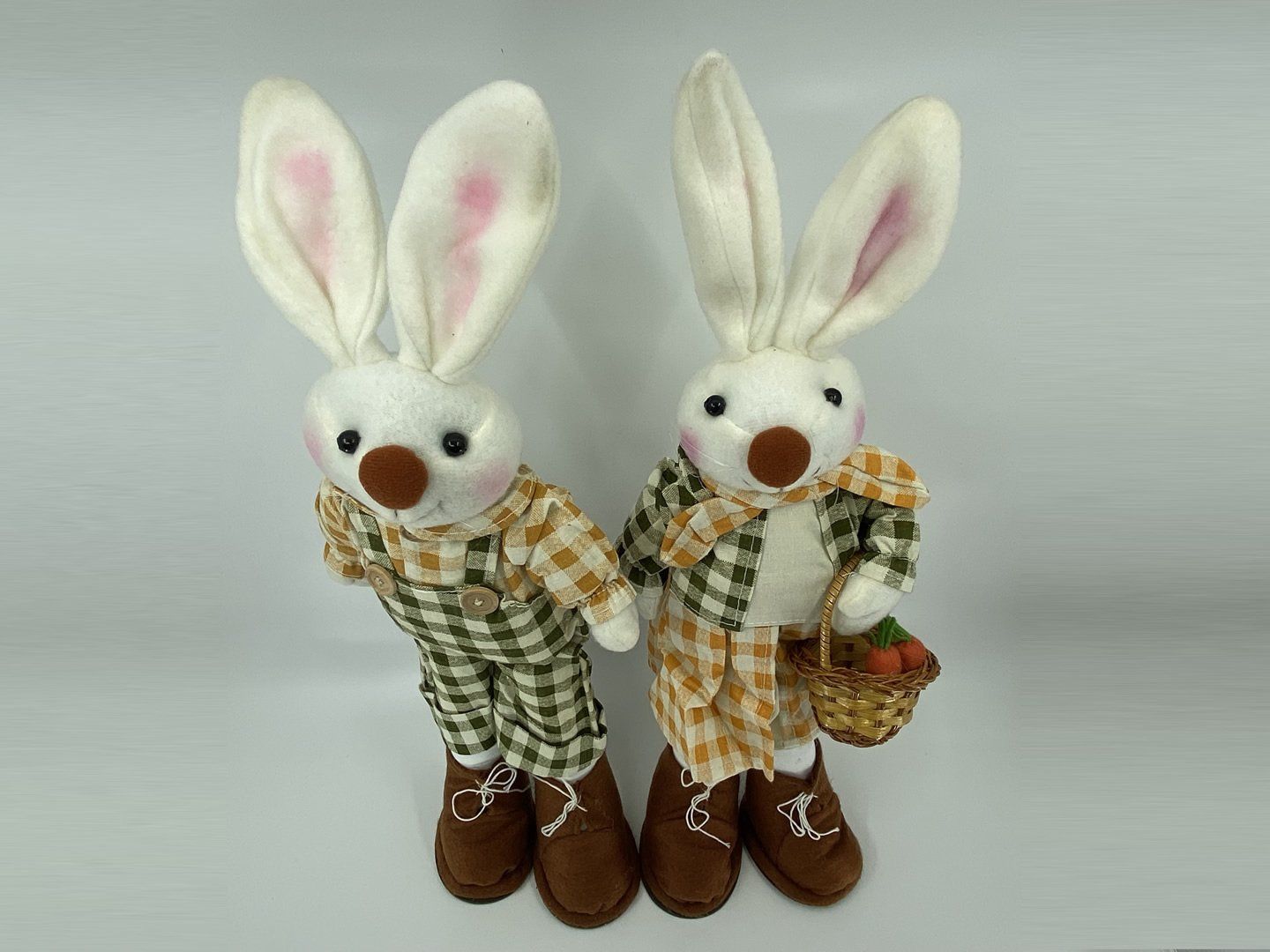 Tessuti: Herziges Stoff-Osterhasenpärchen 35 cm – Nuovo (secondo la descrizione) da Langwiesen venduto da rtWebshop 1