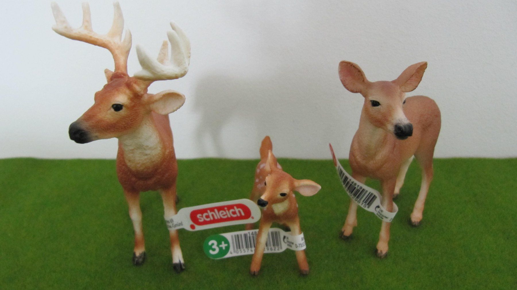 Schleich Figuren: Schleich Rehkitz mit Eltern, Figuren, 3 Stk – Neu (gemäss Beschreibung) aus Brunnen von Kiwiland1 1