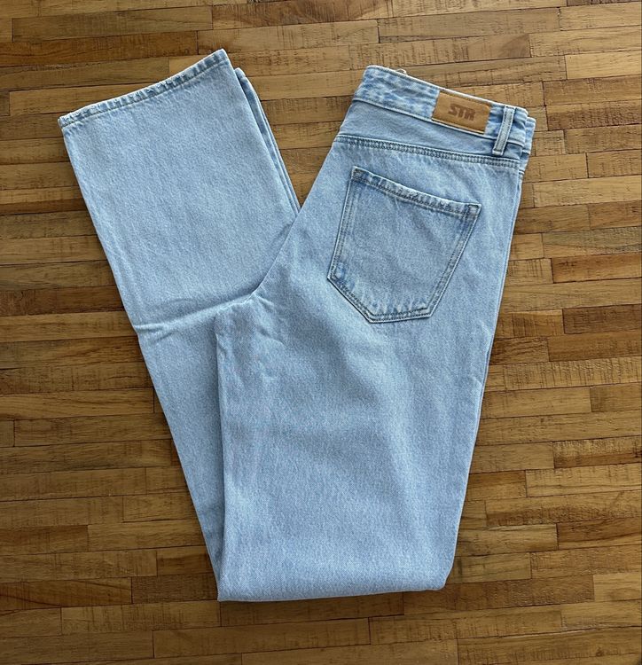 Neu Stradivarius Tall Jeans Straight Leg (Nuovo (secondo la