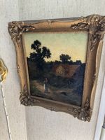 Antikes Gemälde Mutter mit Kind