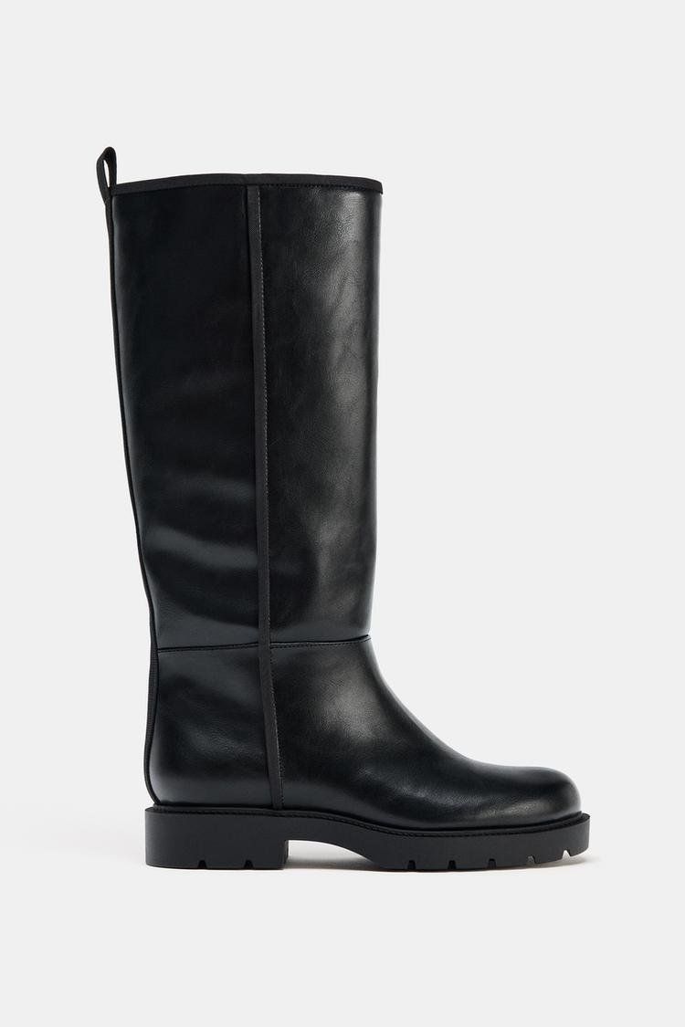 Zara Scarpe da donna: Bottes droites plates Zara 36 – Usato da Onex venduto da AF. 7