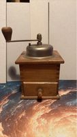 Vintage Wooden Coffee Grinder - Perfect for Fall Display!